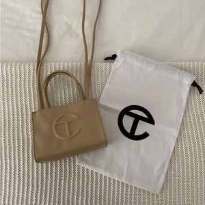 Telfar Beige Mini Bag